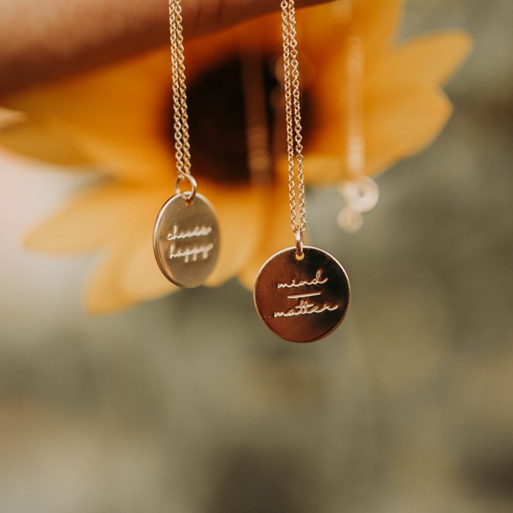 Mind | Matter Meditation Mantra Charm Necklace - Picture 7 of 14